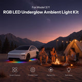FACIA RGB Underglow LED Chassis Ambient Lighting Kit for Model Y Juniper/ YL / Model 3 Highland