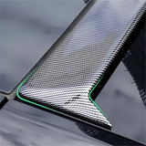 FACIA Roof Spoiler Window Top Wing For Tesla Model Y Real Dry Carbon Fiber