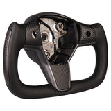 FACIA TESERY Yoke Carbon Fiber Steering Wheel for Tesla Model 3 / Y Style 34