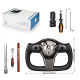 FACIA TESERY Yoke Carbon Fiber Steering Wheel for Tesla Model 3 / Y Style 34