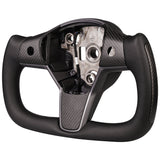 FACIA TESERY Yoke Carbon Fiber Steering Wheel for Tesla Model 3 / Y Style 34