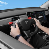 FACIA TESERY Yoke Carbon Fiber Steering Wheel for Tesla Model 3 / Y Style 34