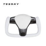 FACIA TESERY Yoke Carbon Fiber Steering Wheel for Model 3 / Y Style 37