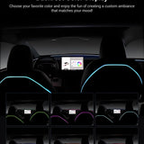 FACIA Seat Back Ambient Lighting for Model 3 Highland and Model Y Juniper (2PCS) TESERY