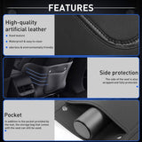 FACIA Seat Back Kick Protector for Model 3/Y Storage Pockets Easy Clean TESERY