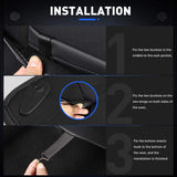 FACIA Seat Back Kick Protector for Model 3/Y Storage Pockets Easy Clean TESERY