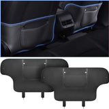FACIA Seat Back Kick Protector for Model 3/Y Storage Pockets Easy Clean TESERY