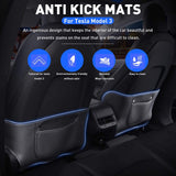 FACIA Seat Back Kick Protector for Model 3/Y Storage Pockets Easy Clean TESERY