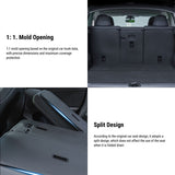 FACIA Leather Seat Back Protector with Storage for Model Y Waterproof Anti-Kick