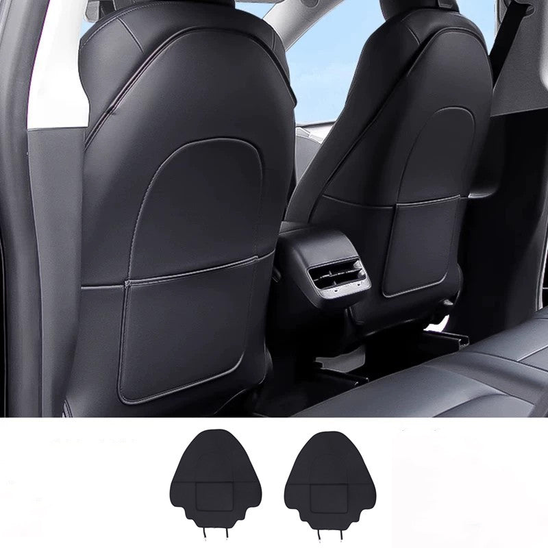 FACIA Lattice Leather Seat Back Protector for Tesla Model 3 and Model Y