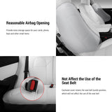FACIA Seat Covers for Only Front Seats/Rear Seats for Tesla Model 3 and Model Y (5 Seater)