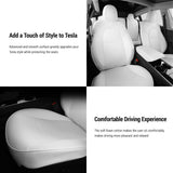 FACIA Seat Covers for Only Front Seats/Rear Seats for Tesla Model 3 and Model Y (5 Seater)