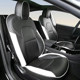 FACIA Seat Covers for Only Front Seats/Rear Seats for Tesla Model 3 and Model Y (5 Seater)