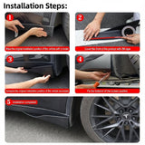 FACIA Side Skirts Splitter ABS Rocker Panel for Model Y Juniper Tesery