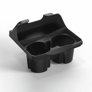 FACIA Silicone Center Console Cup Holder Insert for Model 3 and Model Y Anti-Spill
