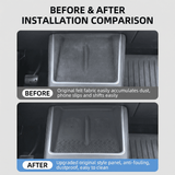 FACIA Silicone Center Console Mat for Model Y Standard 2026 Non-Slip Wireless Charging Pad Cover