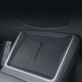 FACIA Silicone Center Console Mat for Model Y Standard 2026 Non-Slip Wireless Charging Pad Cover