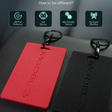 FACIA Silicone Key Card Holder for Model 3/Y 2 Colors Anti-Slip Waterproof Keychain Design
