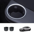 FACIA Silicone Third-Row Armrest Cupholder Liner for Model YL 2026+ Anti-Slip