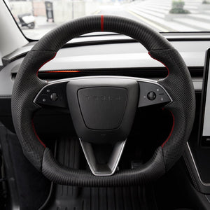 FACIA Sport Carbon Fiber Steering Wheel for Model 3 Highland / Model Y Juniper