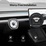 FACIA Sport Carbon Fiber Steering Wheel for Model 3 Highland / Model Y Juniper