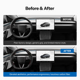 FACIA Sport Carbon Fiber Steering Wheel for Model 3 Highland / Model Y Juniper