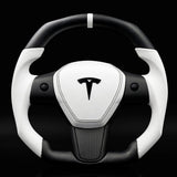 FACIA Square Carbon Fiber Steering Wheel for Tesla Model 3 / Y  Style 42