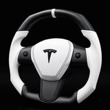 FACIA Square Carbon Fiber Steering Wheel for Tesla Model 3 / Y  Style 42