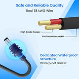 FACIA Starlink Mini DC Power Cable Replacement Waterproof 18AWG 2M-5M Options