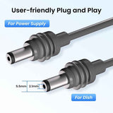 FACIA Starlink Mini DC Power Cable Replacement Waterproof 18AWG 2M-5M Options