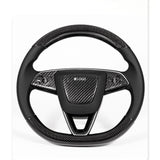 FACIA Steering Wheel Trim Covers for Model Y Juniper / Model 3 Highland Real Dry Carbon Fiber