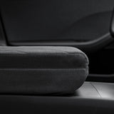 FACIA Suede Armrest Cover with Raised Pad and Tissue Box for Model Y Juniper and Model 3 Highland