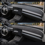 FACIA Suede-Fabric Dashboard Mat for Tesla Model 3 Highland, Model Y Juniper and YL
