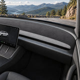 FACIA Suede-Fabric Dashboard Mat for Tesla Model 3 Highland, Model Y Juniper and YL