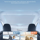 FACIA Summer Comfort Pack: Roof and Windshield Shades for Model 3 Highland
