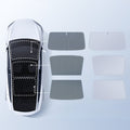 FACIA Summer Comfort Pack: Roof and Windshield Shades for Model 3 Highland