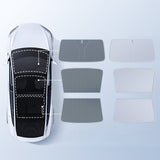FACIA Summer Comfort Pack: Roof and Windshield Shades for Model 3 Highland
