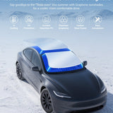 FACIA Summer Comfort Pack: Roof and Windshield Shades for Model 3 Highland
