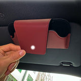 FACIA Sun Visor Glasses Case for Tesla
