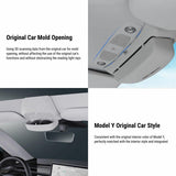 FACIA Sunglass Holder Storage Clip for Model Y TESERY
