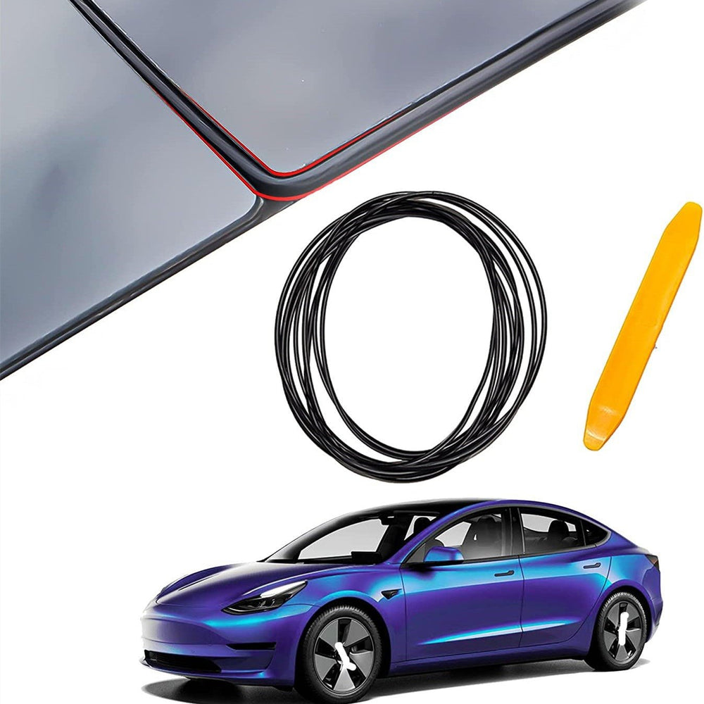 FACIA Sunroof Rubber Seal Wind Noise Reduction Kit for Model 3 Easy Snap-In