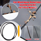 FACIA Sunroof Rubber Seal Wind Noise Reduction Kit for Tesla Model Y 2020-ON