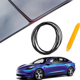 FACIA Sunroof Rubber Seal Wind Noise Reduction Kit for Tesla Model Y 2020-ON