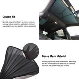 FACIA Sunshade for Model X (6 Pcs)