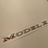 FACIA Letter Emblems for TESLA Tailgate Multiple Colors 3D ABS