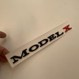 FACIA Letter Emblems for TESLA Tailgate Multiple Colors 3D ABS