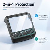 FACIA Tempered Glass Rear Screen Protector with Air Vent Cover for Model YL