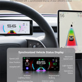 FACIA TESERY 7???? Gear Shift Touch Screen Dashboard Display for Model 3 Highland / Model Y Juniper