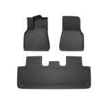 FACIA TESERY All Weather 3D Floor Mats for Tesla Model Y and Model 3 Highland