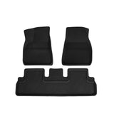 FACIA TESERY All Weather 3D Floor Mats for Tesla Model Y and Model 3 Highland